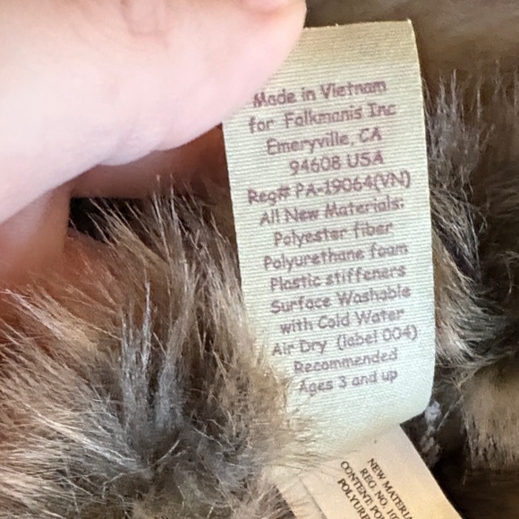 Folkmanis Brown Rabbit Hand Puppet Very Soft - Picture 11 of 11